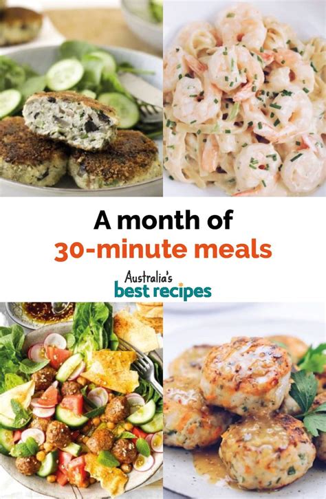 A month of 30-minute meals in 2020 | 30 minute meals, Easy ...