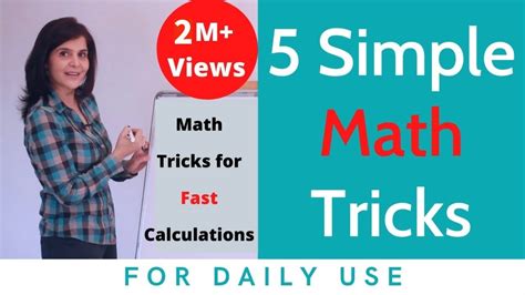 5 Simple Math Tricks For Fast Calculations Mathematics Tricks For