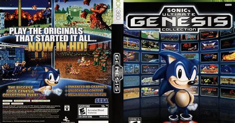 Base Um Gtba Sonics Ultimate Genesis Collection Capa And Label Game