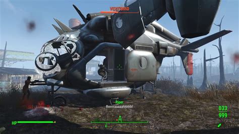 Gunners With A Vertibird Fallout 4 Youtube