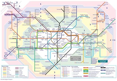 Map Of London Underground With Zones Show Me A Map Of The United States