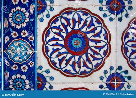 Traditional Iznik Tiles Ceramics TURKEY Stock Image Image Of