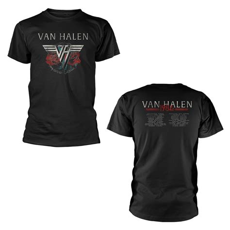 Fantaisie Et Specialty Black Van Halen 1984 Tour T Shirt Vêtements