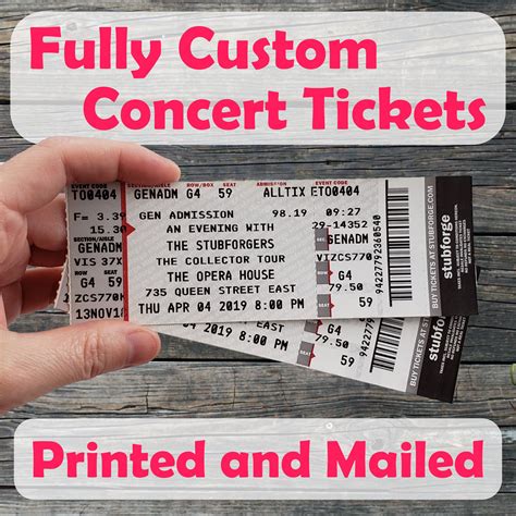 Fake Ticketmaster Concertparty Ticket Template Download Illustrator