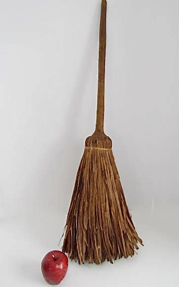 19th Century Shaved Hearth Broom Art Antiques Michigan