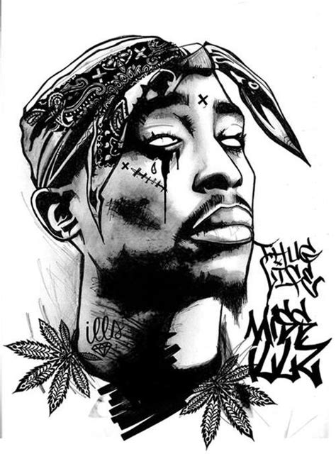 2pac Drawing At Getdrawings Free Download