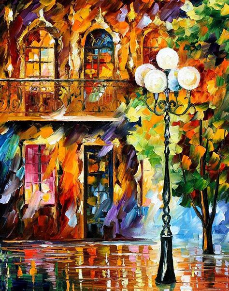 Light Of Love Palette Knife Oil Painting On Canvas By Leonid Afremov
