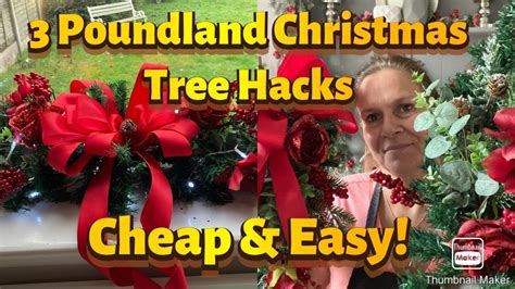 3 Poundland Christmas Tree Decorations Christmas 2020 On A Budget🎄