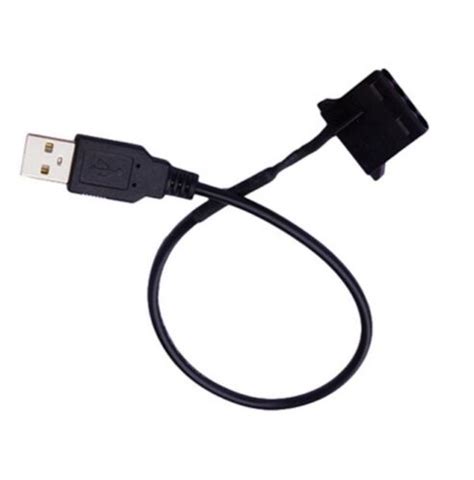 30cm Usb To 4 Pin Pc Quite Computer Case Cooling Fan Cable Adapter Cord