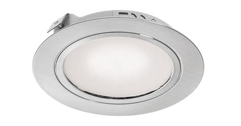 2w 12v Led Recessed Downlight Frosted Stainless Steel Warm White Dlk