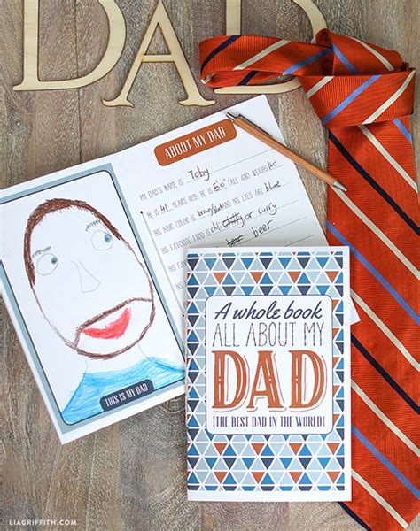 Freebie Diy Best Dad Book For Fathers Day Scrap Booking