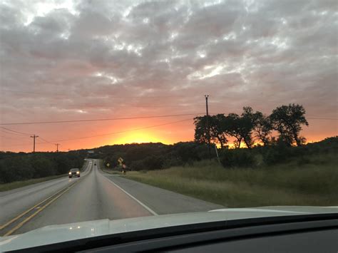 Beautiful Texas Hill Country Fall Sunrise Moved Here 4 Months Ago And