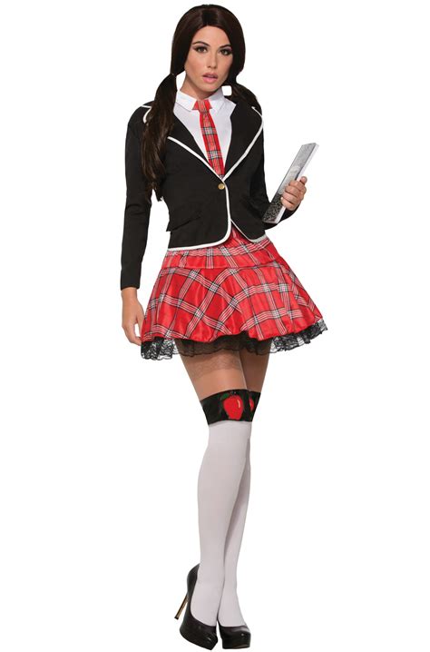 prep school girl adult costume m l
