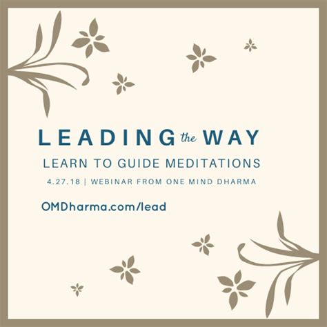 How To Lead A Guided Meditation One Mind Dharma