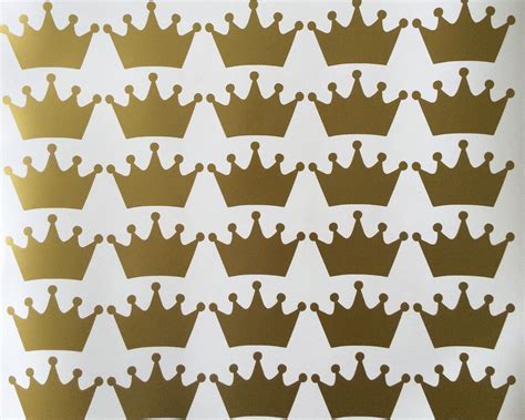 20 Crown Stickers Princess Crown Decor Princess Theme Party Envelope