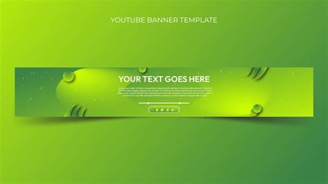 Premium Vector Youtube Cover Banner Template Design