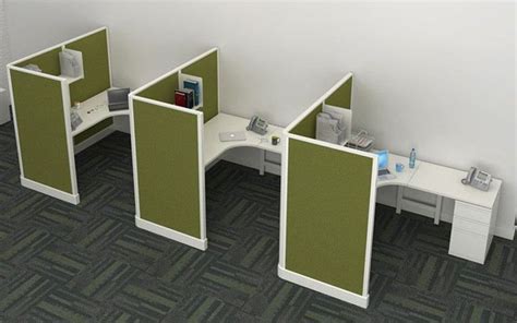 6 X 6 Modern Cubicles With 67h Privacy Screen Panels Joyce