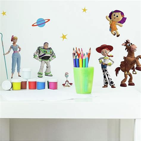 Roommates® 38 Piece Toy Story 4 Peel And Stick Medium Wall Decal Set Bed Bath And Beyond Disney