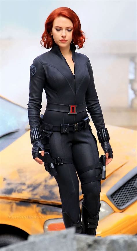 Scarlett Johansson As Black Widow In The Avengers Movie I Want Her Red Hair Stylistically