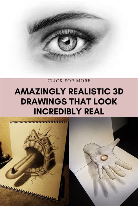 Amazingly Realistic 3d Drawings That Look Incredibly Real 3d Drawings