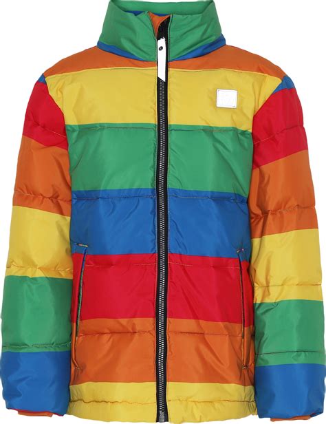 Heino Big Rainbow Jacket In Rainbow Colours Molo