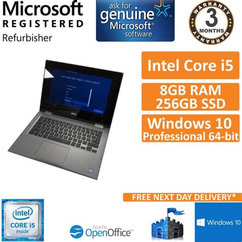 The seller accept mistakes and don't work and the defective motherboard. Dell Inspiron 13 (5378) Core i5-7200U @ 2.5GHz 8GB 256GB ...