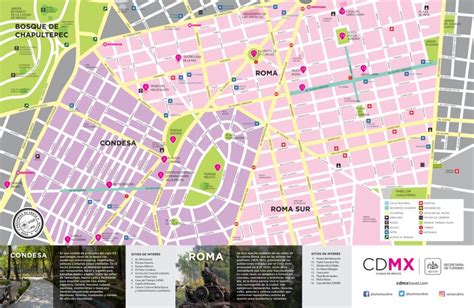 Mapa De La Ciudad De Mexico Con Nombres De Las Calles Mapas The Best