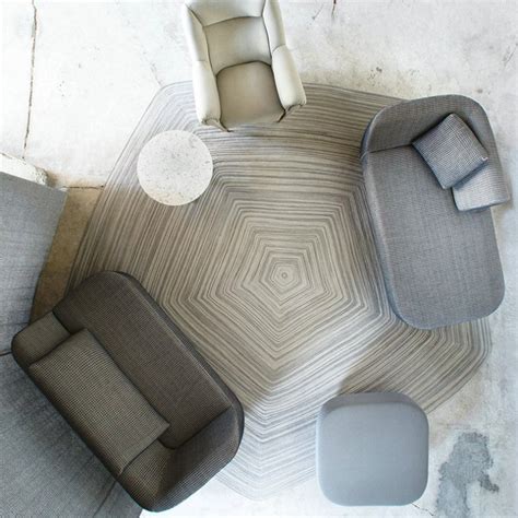 Round Grey Rug Modern Home Flooring Decor Area Carpets Warmly Home