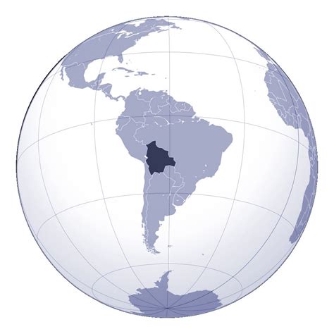 Grande Detallado Mapa De Ubicación De Bolivia Bolivia América Del