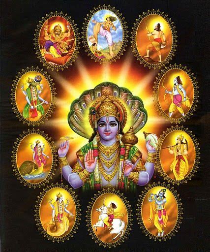 Dasavatara The 10 Avatars Of Vishnu Via