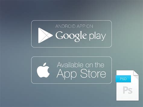Logos related to available on the app store. Apple App Store and Google Buttons ~ Web Elements ...