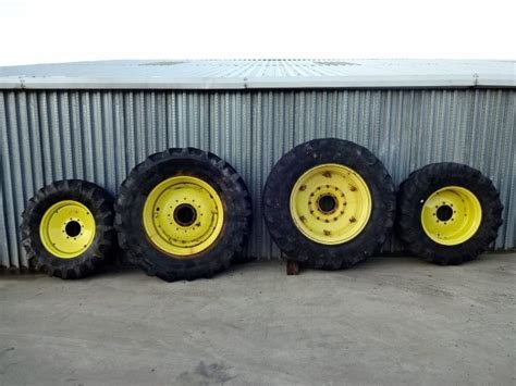 Full Set Of John Deere Wheels And Tyres Gm Stephenson Ltd