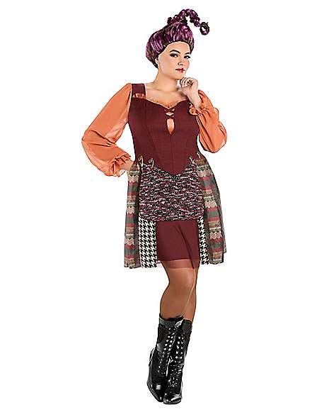 Adult Mary Sanderson Plus Size Dress Hocus Pocus