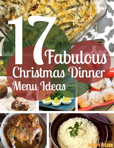 Image may contain plant cutlery fork food dish meal . 17 Fabulous Christmas Dinner Menu Ideas Free eCookbook ...