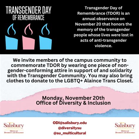 Transgender Day Of Remembrance Sutoday