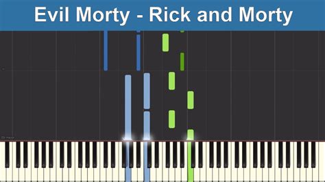 Evil Morty Theme Rick And Morty For The Damaged Coda Synthesia