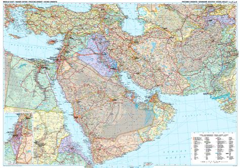Middle East Political Map Maphuen