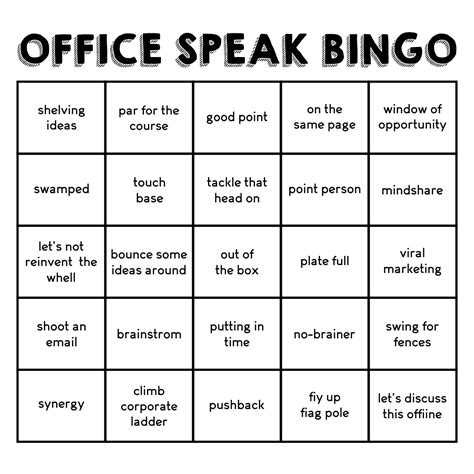 How To Play Office Bingo Office Bingo Bingo Bingo Card Template Vrogue