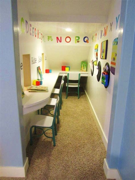 49 Amazing Playroom Under Stairs For Cute Kids Closet