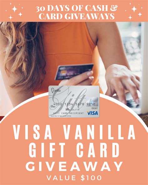 Day Visa Vanilla Gift Card Giveaway Steamy Kitchen Recipes Giveaways