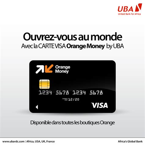 Carte Visa Orange Money By Uba Rdc Uba Rdc
