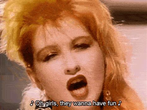 Cyndi Lauper Girl  Find And Share On Giphy