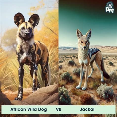 African Wild Dog Vs Jackal See Who Wins Animal Matchup