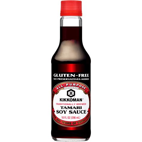 Kikkoman Gluten Free Tamari Soy Sauce 10 Ounce Buy Online In United