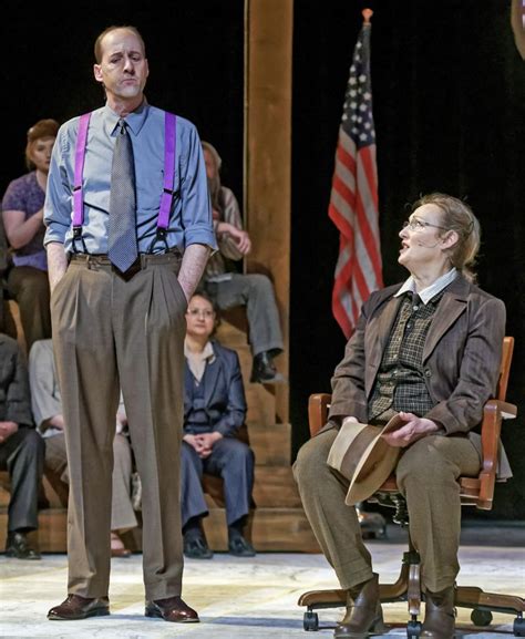 He believes every word of the book of genesis, and can not comprehend any other possibility to the beginning of life. BWW Review: INHERIT THE WIND at White Theatre