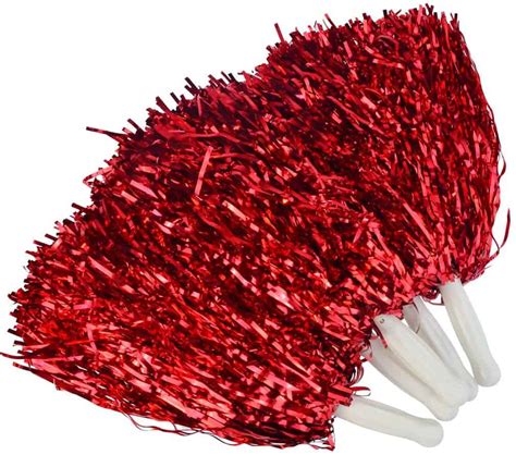 Cheerleader Pom Poms Red Indias Premium Party Store Wanna Party