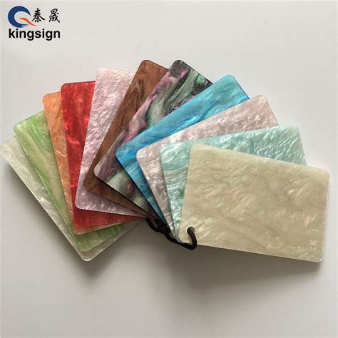China Pearl Acrylic Sheet Manufacturers And Suppliers Kingsign Acrylic