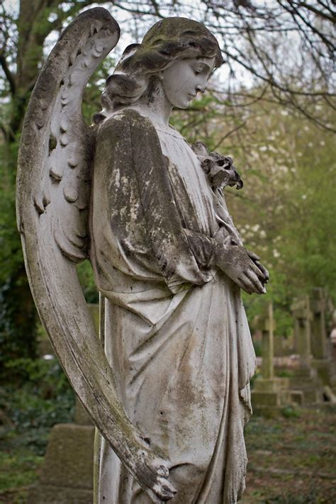 Highgate London Cemetery Angels Cemetery Statues Cemetery Art
