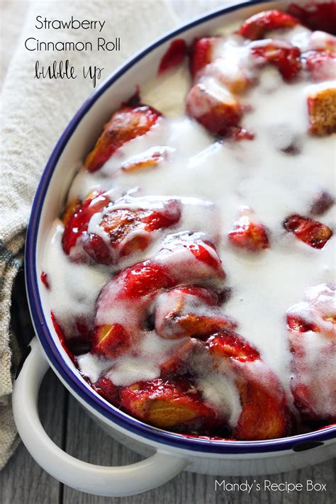 Strawberry Cinnamon Roll Bubble Up Mandys Recipe Box