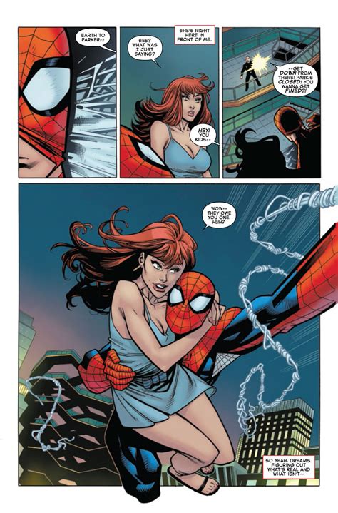 Spidey Gets Romantic With Mj In Amazing Spider Man 24